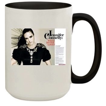 Jennifer Connelly 15oz Colored Inner & Handle Mug