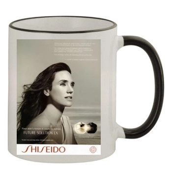 Jennifer Connelly 11oz Colored Rim & Handle Mug