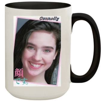 Jennifer Connelly 15oz Colored Inner & Handle Mug