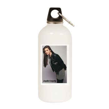 Jennifer Connelly White Water Bottle With Carabiner