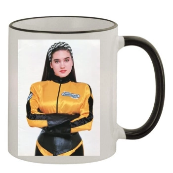 Jennifer Connelly 11oz Colored Rim & Handle Mug