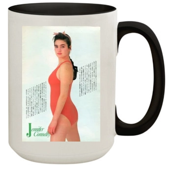 Jennifer Connelly 15oz Colored Inner & Handle Mug