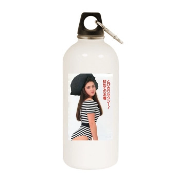 Jennifer Connelly White Water Bottle With Carabiner