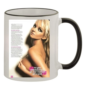 Jennifer Ellison 11oz Colored Rim & Handle Mug