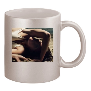 Jennifer Garner 11oz Metallic Silver Mug