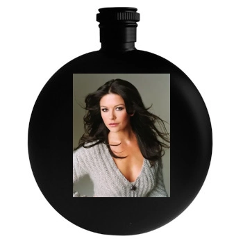 Catherine Zeta-Jones Round Flask