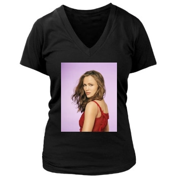 Jennifer Garner Women's Deep V-Neck TShirt