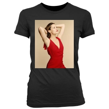 Jennifer Garner Women's Junior Cut Crewneck T-Shirt