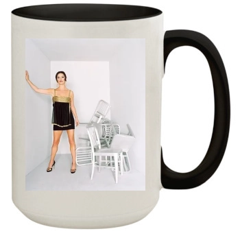 Catherine Zeta-Jones 15oz Colored Inner & Handle Mug