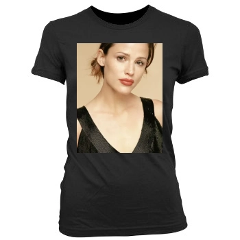 Jennifer Garner Women's Junior Cut Crewneck T-Shirt