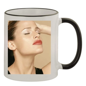 Jennifer Garner 11oz Colored Rim & Handle Mug