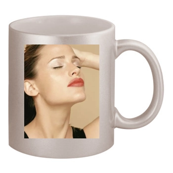 Jennifer Garner 11oz Metallic Silver Mug