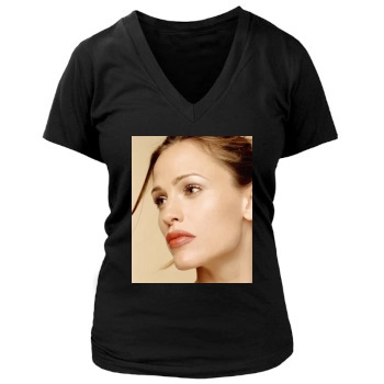 Jennifer Garner Women's Deep V-Neck TShirt