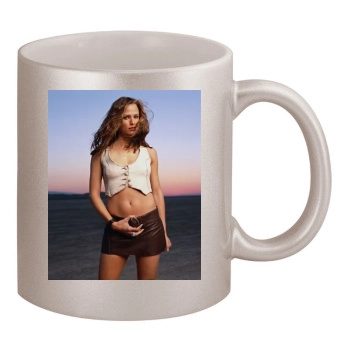 Jennifer Garner 11oz Metallic Silver Mug