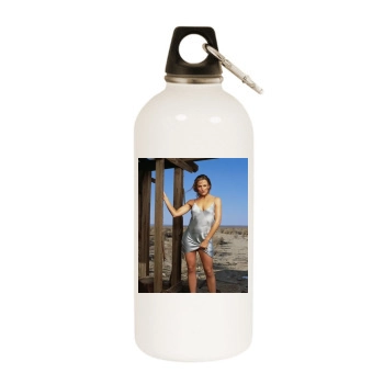 Jennifer Garner White Water Bottle With Carabiner