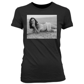 Jennifer Garner Women's Junior Cut Crewneck T-Shirt