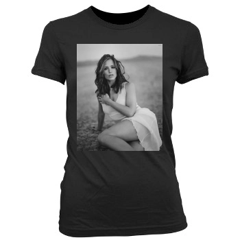 Jennifer Garner Women's Junior Cut Crewneck T-Shirt
