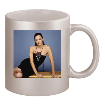 Jennifer Garner 11oz Metallic Silver Mug