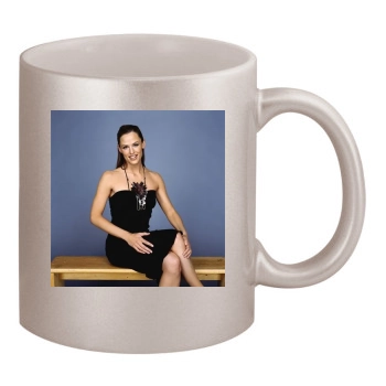 Jennifer Garner 11oz Metallic Silver Mug