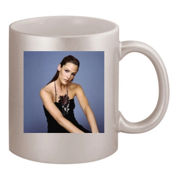 Jennifer Garner 11oz Metallic Silver Mug