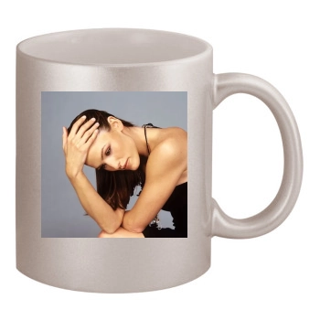 Jennifer Garner 11oz Metallic Silver Mug