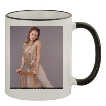 Jennifer Garner 11oz Colored Rim & Handle Mug