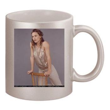 Jennifer Garner 11oz Metallic Silver Mug