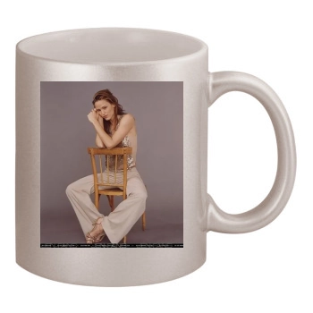 Jennifer Garner 11oz Metallic Silver Mug