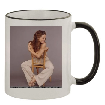 Jennifer Garner 11oz Colored Rim & Handle Mug