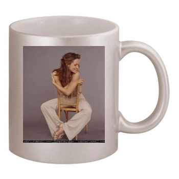 Jennifer Garner 11oz Metallic Silver Mug