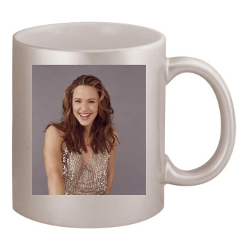 Jennifer Garner 11oz Metallic Silver Mug