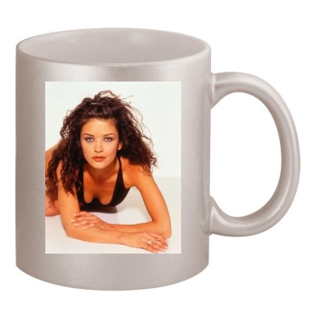 Catherine Zeta-Jones 11oz Metallic Silver Mug