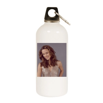 Jennifer Garner White Water Bottle With Carabiner