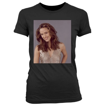 Jennifer Garner Women's Junior Cut Crewneck T-Shirt