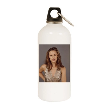 Jennifer Garner White Water Bottle With Carabiner