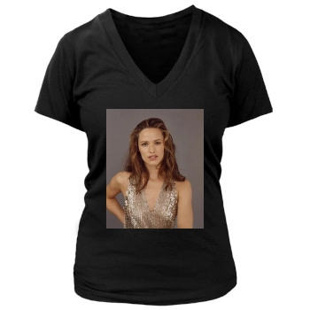 Jennifer Garner Women's Deep V-Neck TShirt