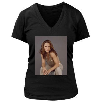 Jennifer Garner Women's Deep V-Neck TShirt