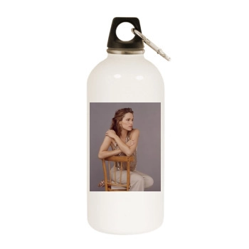 Jennifer Garner White Water Bottle With Carabiner