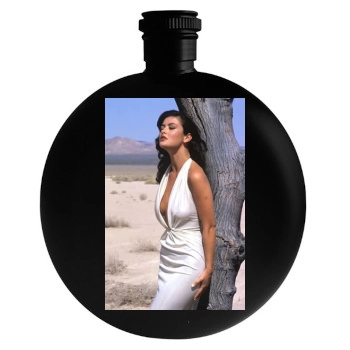 Catherine Zeta-Jones Round Flask