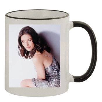 Catherine Zeta-Jones 11oz Colored Rim & Handle Mug