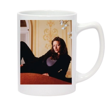 Catherine Zeta-Jones 14oz White Statesman Mug