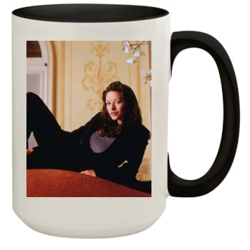 Catherine Zeta-Jones 15oz Colored Inner & Handle Mug