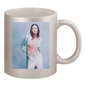 Catherine Zeta-Jones 11oz Metallic Silver Mug