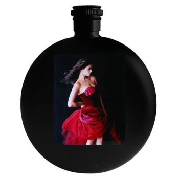 Catherine Zeta-Jones Round Flask