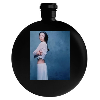 Catherine Zeta-Jones Round Flask