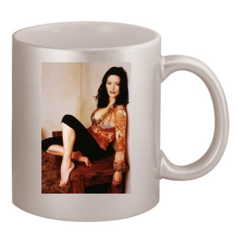 Catherine Zeta-Jones 11oz Metallic Silver Mug