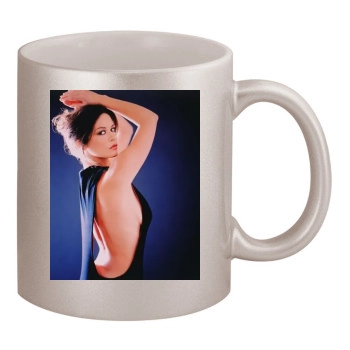 Catherine Zeta-Jones 11oz Metallic Silver Mug