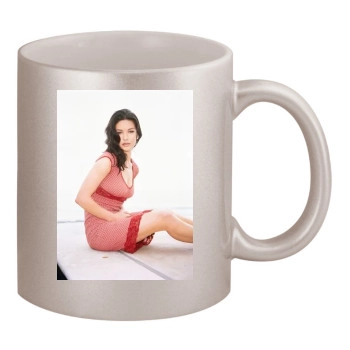 Catherine Zeta-Jones 11oz Metallic Silver Mug