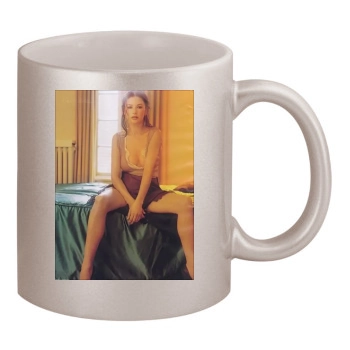Catherine Zeta-Jones 11oz Metallic Silver Mug