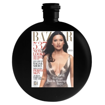 Catherine Zeta-Jones Round Flask